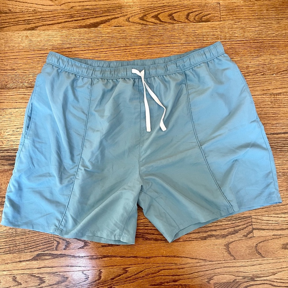 ASOS Men’s Blue Swim Trunks - Picture 5 of 8